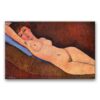 Obraz Amadeo Modigliani - Akt leżący z niebieską poduszką