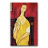 Obraz Amadeo Modigliani - Kobieta z wachlarzem