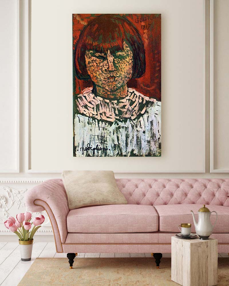 Obraz Amadeo Modigliani - Portret George'a Ortiz'a - obrazek 2