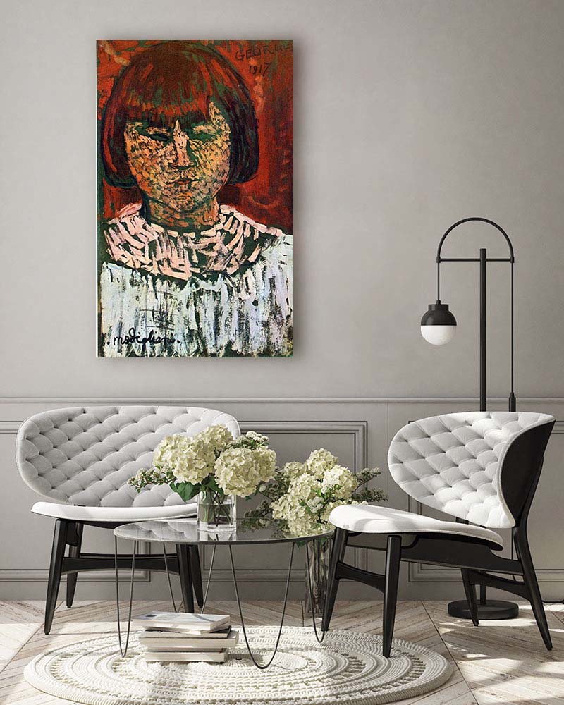 Obraz Amadeo Modigliani - Portret George'a Ortiz'a - obrazek 3