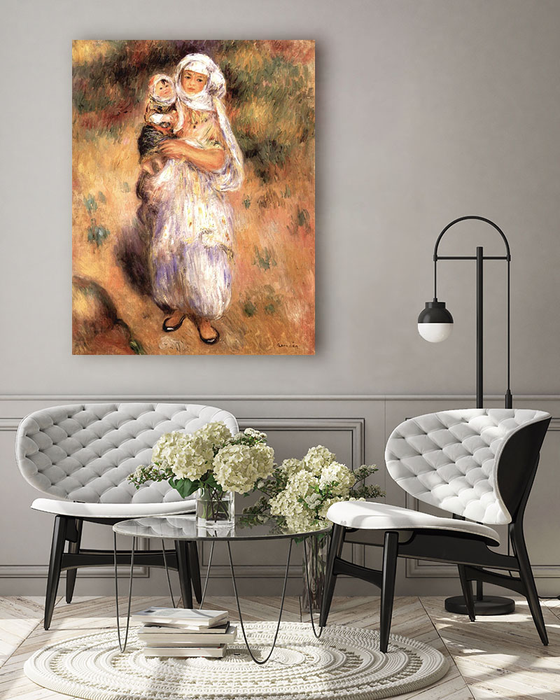 Obraz Auguste Renoir - Algierka z dzieckiem - obrazek 3