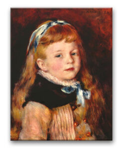 Obraz Auguste Renoir - Panna Grimprel z niebieską wstążką