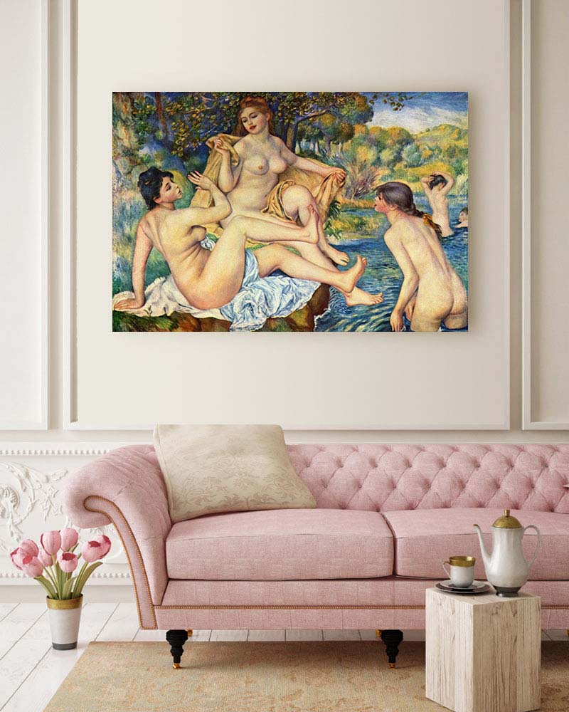 Obraz Auguste Renoir - Wielkie kąpiące się - obrazek 2