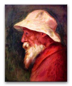 Obraz Auguste Renoir - Autoportret w białym kapeluszu
