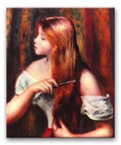Obraz Auguste Renoir - Dziewczyna czesząca włosy