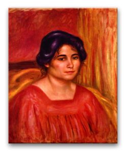 Obraz Auguste Renoir - Gabrielle w czerwonej bluzce