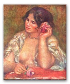 Obraz Auguste Renoir - Gabrielle z różą