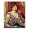 Obraz Auguste Renoir - Kobieta z wachlarzem