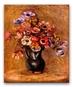 Obraz Auguste Renoir - Martwa natura z zawilcami