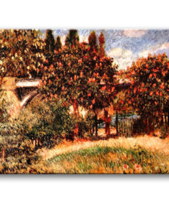 Obraz Auguste Renoir - Most kolejowy w Chatou