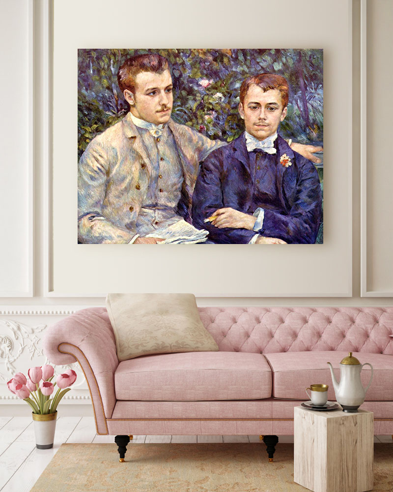Obraz Auguste Renoir - Portret Karola i Jerzego Durand Ruel - obrazek 2