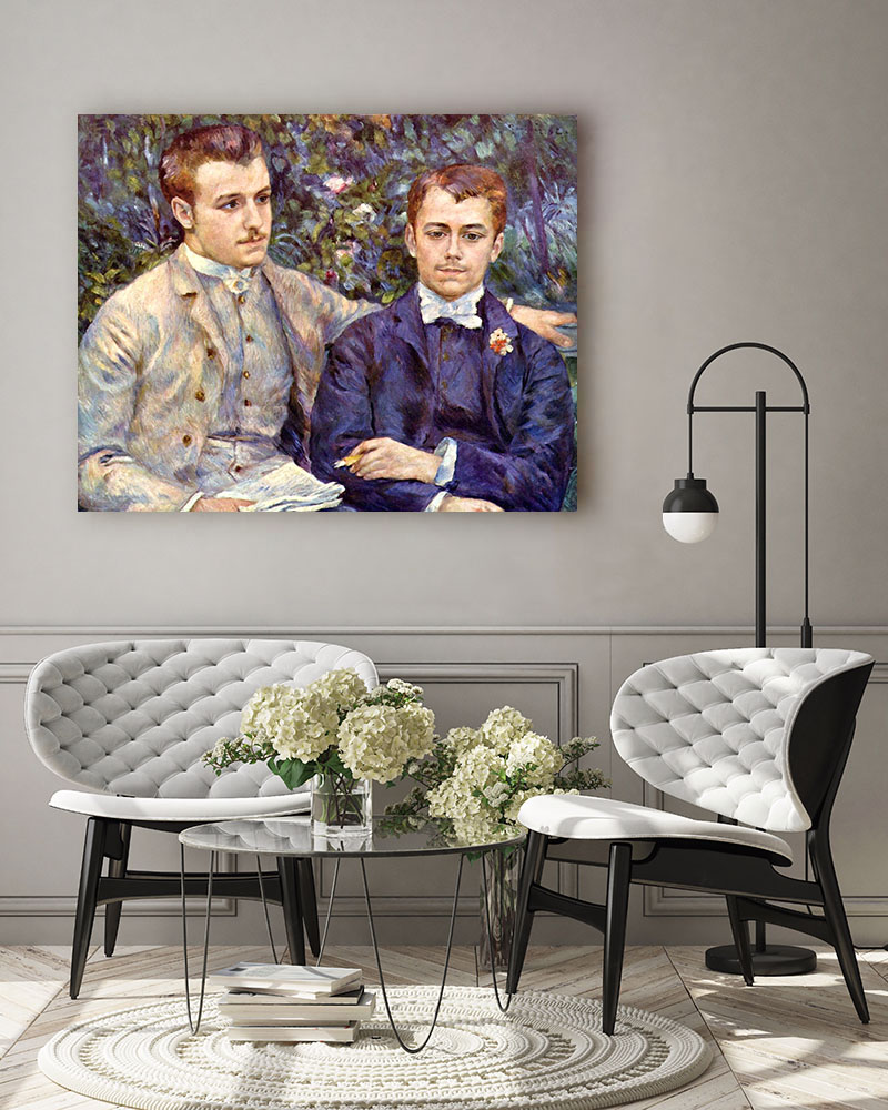 Obraz Auguste Renoir - Portret Karola i Jerzego Durand Ruel - obrazek 3