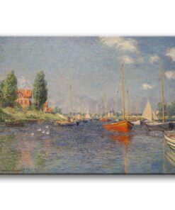 Obraz Claude Monet - Czerwone łodzie, Argenteuil
