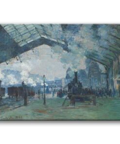 Obraz Claude Monet - Dworzec Saint-Lazare, Pociąg Normandzki