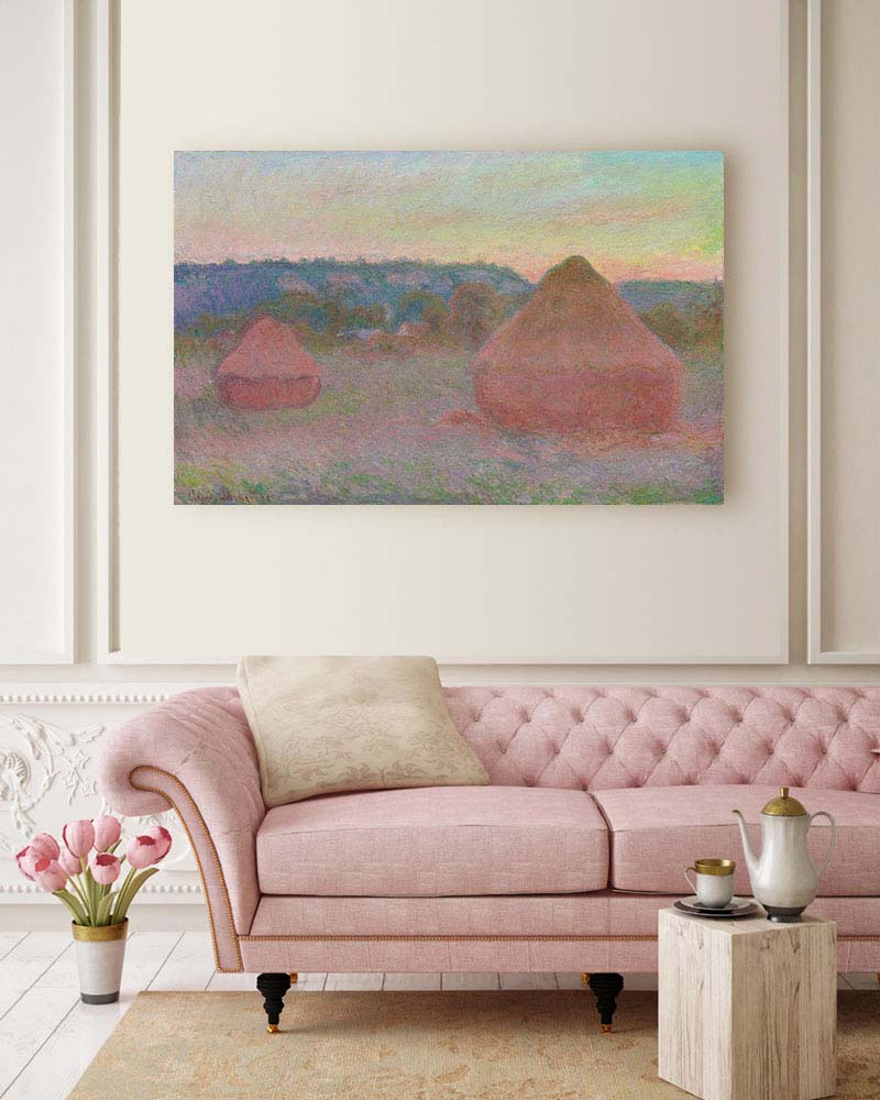 Obraz Claude Monet - Stogi siana. Koniec lata (1890-91r.) - obrazek 2