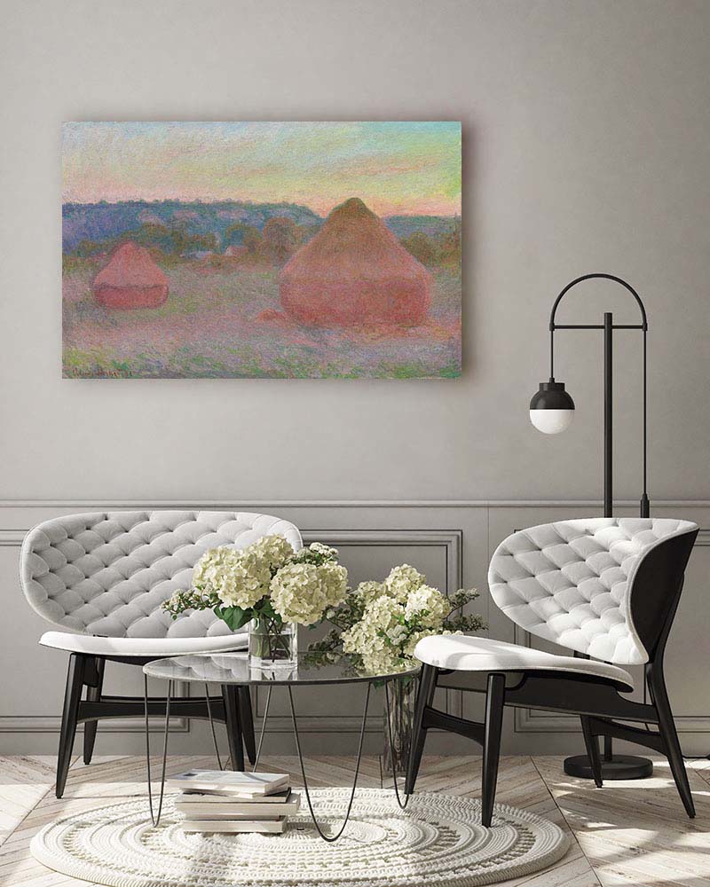 Obraz Claude Monet - Stogi siana. Koniec lata (1890-91r.) - obrazek 3