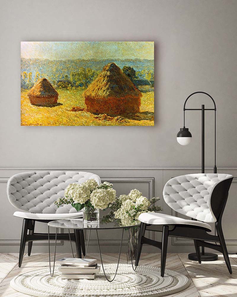 Obraz Claude Monet - Stogi siana. Koniec lata - obrazek 3