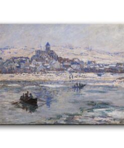 Obraz Claude Monet - Vétheuil zimą (1879r.)