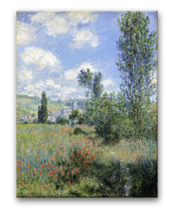 Obraz Claude Monet - Widok na Vétheuil (1880r.)