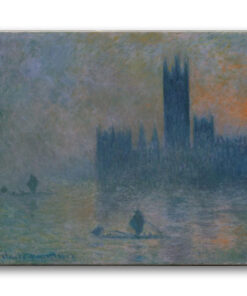 Obraz Claude Monet - Budynek Parlamentu w Londynie podczas mgły (W.1903)