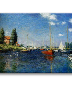 Obraz Claude Monet - Czerwone łódki w Argenteuil