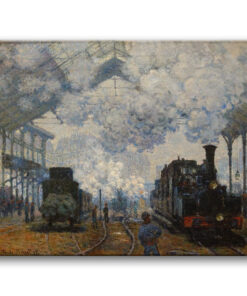 Obraz Claude Monet - Dworzec Saint-Lazare (1876r.)