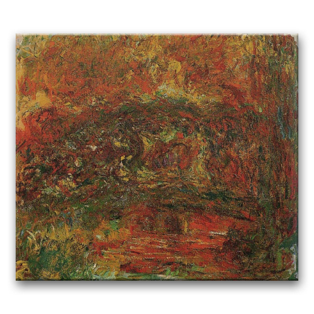 Obraz Claude Monet - Japoński mostek w Giverny (W.1927)