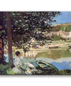Obraz Claude Monet - Nad rzeką w Bennecourt