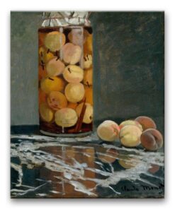 Obraz Claude Monet - Słój z brzoskwiniami