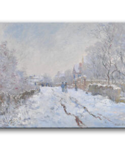 Obraz Claude Monet - Śnieg w Argenteuil (1875r.)
