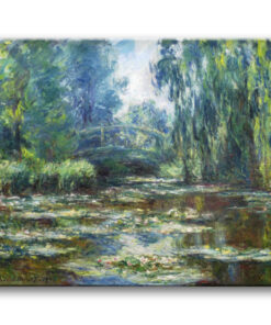 Obraz Claude Monet - Staw lili wodnych i mostek