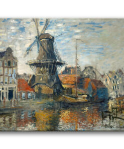 Obraz Claude Monet - Wiatrak w Amsterdamie
