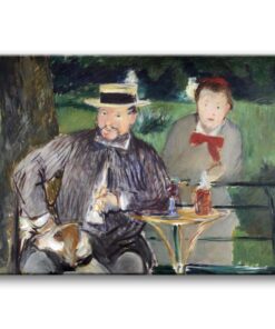 Obraz Edouard Manet - Portret Ernesta Hoschede i jego córki Marty