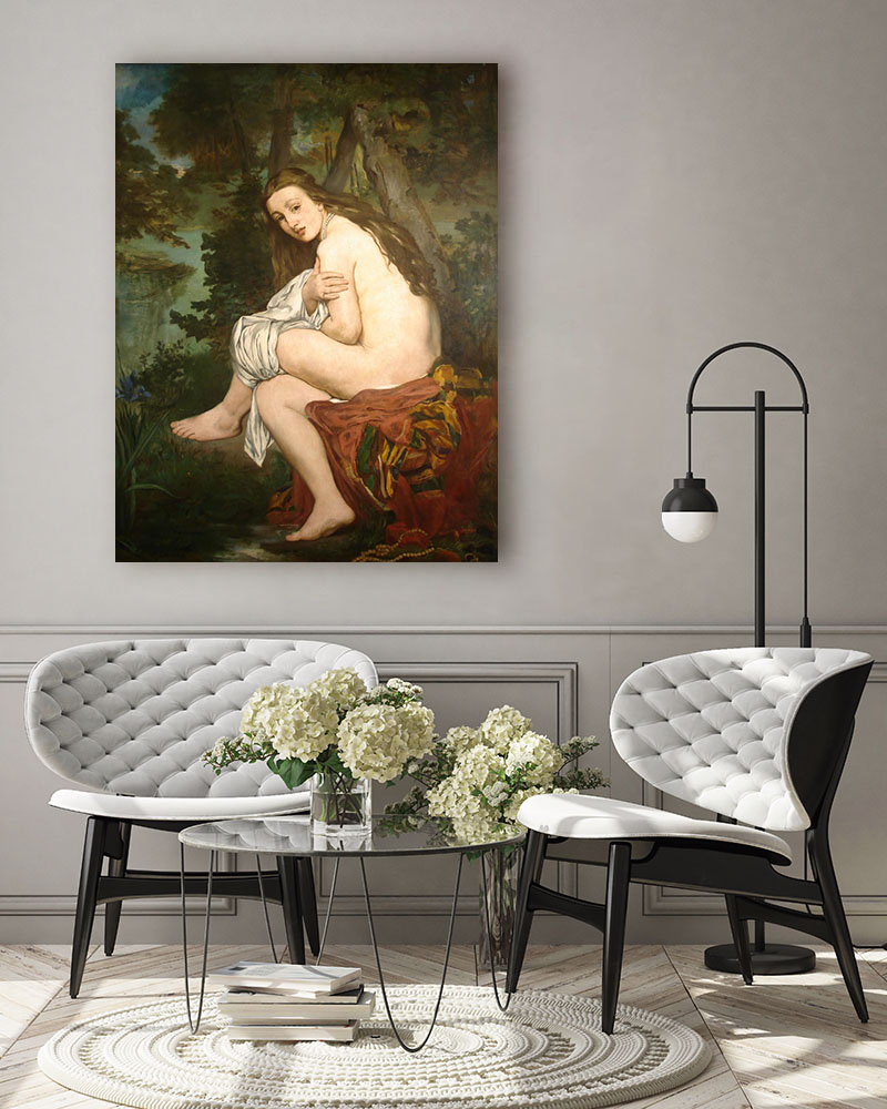 Obraz Edouard Manet - Zaskoczona nimfa - obrazek 3