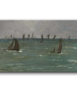 Obraz Edouard Manet - Łodzie w pobliżu Berck-sur-Mer