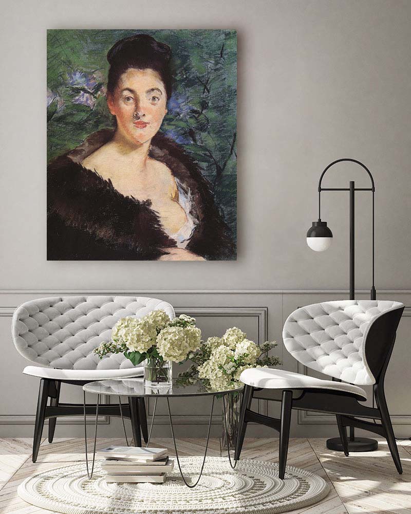Obraz Edouard Manet - Dama w futrze - obrazek 3
