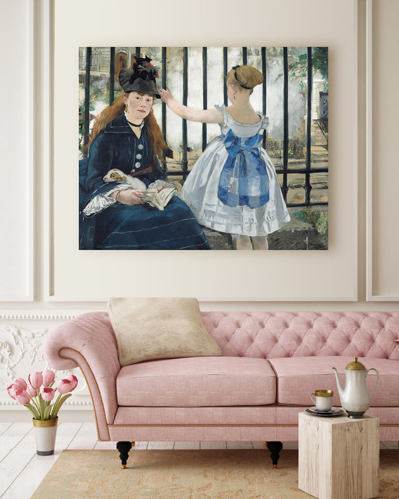 Obraz Edouard Manet - Kolej żelazna - obrazek 2