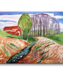 Obraz Edvard Munch - Wiosenny krajobraz