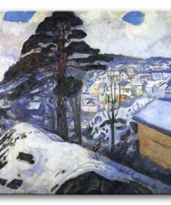Obraz Edvard Munch - Zima w Kragerø