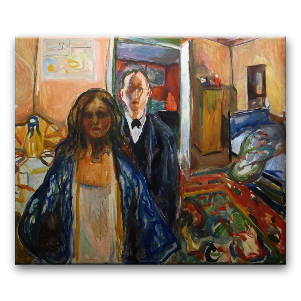 Obraz Edvard Munch - Artysta i jego modelka