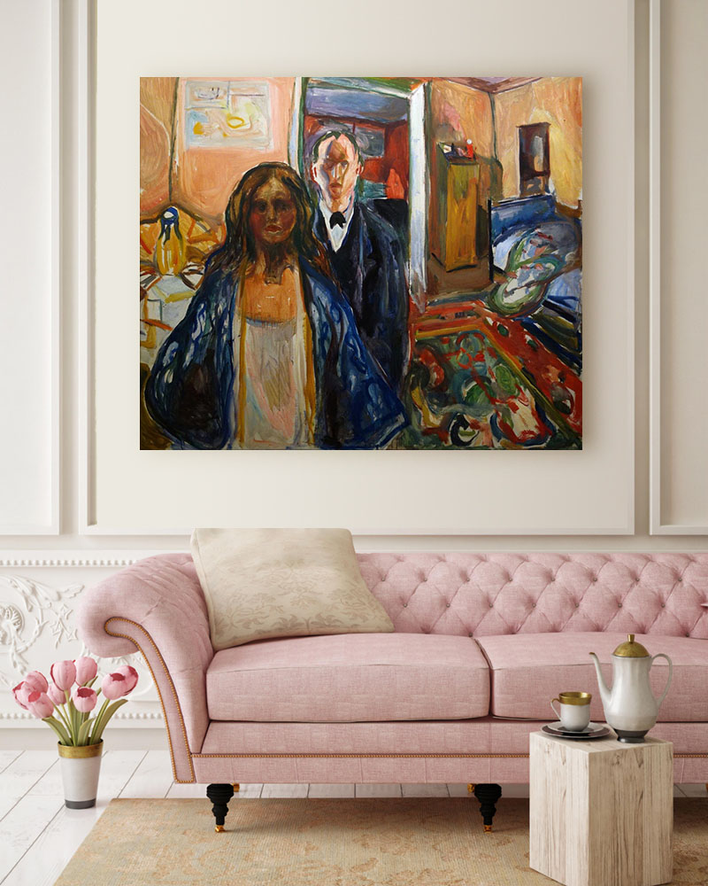 Obraz Edvard Munch - Artysta i jego modelka - obrazek 2