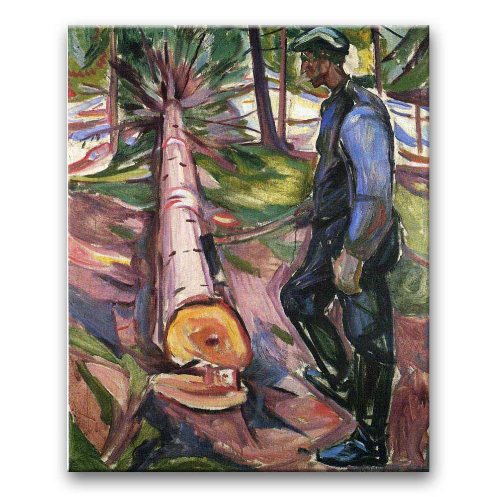 Obraz Edvard Munch - Drwal