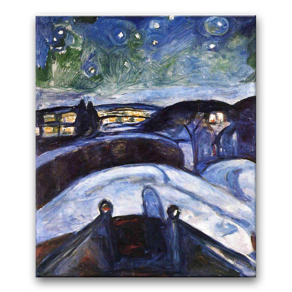 Obraz Edvard Munch - Gwieździsta noc