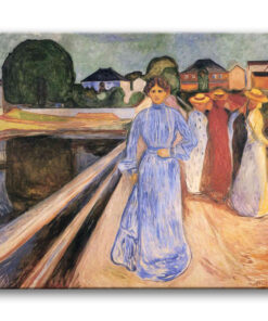 Obraz Edvard Munch - Kobieta na moście