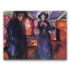 Obraz Edvard Munch - Mężczyzna i kobieta (1915r.)