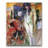 Obraz Edvard Munch - Modelka przy wiklinowym fotelu