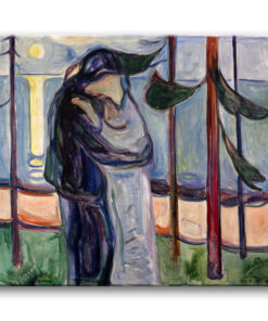 Obraz Edvard Munch - Pocałunek