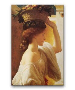 Obraz Frederic Leighton - Dziewczyna z koszem owoców