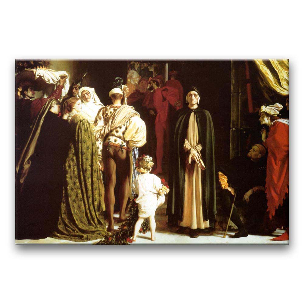 Obraz Frederic Leighton - Dante na wygnaniu
