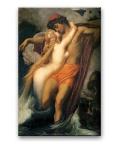 Obraz Frederic Leighton - Rybak i Syrena